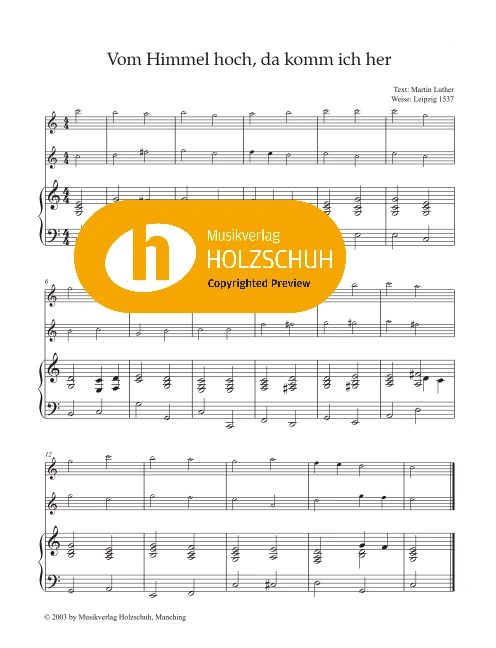 Vom Himmel hoch, da komm ich her